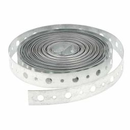Oatey 24-Gauge Galvanized Steel Perforated Hanger Strap - 3/4-in W x 25-ft L