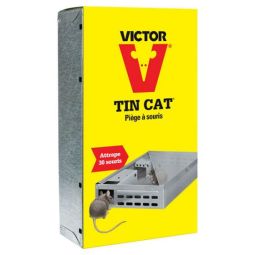 Victor Tin Cat Reusable Metal Mice Trap  Up to 30 Mice