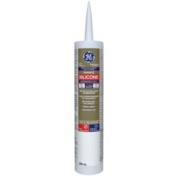 GE Advanced 299-ml Clear Silicone Sealant for Kitchen and Bathroom