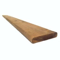 Bois Traité Brun 1-1/4"X6"X6' légères imperfections