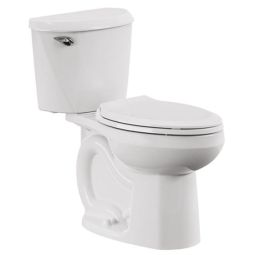 Toilette complète allongée à hauteur de chaise, 4,8 litres/chasse