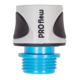 Raccord mâle 12 mm en plastique de PRO flow pour boyau d'arrosage