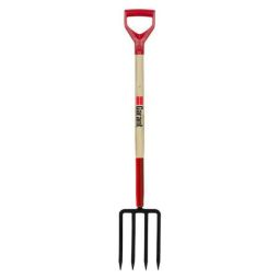 Fourche à bêcher en acier à manche court en bois Garant 4 dents, 42 po