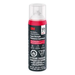 3M Super 77 Multi-Surface Super Strength Clear Adhesive Spray - 399 g