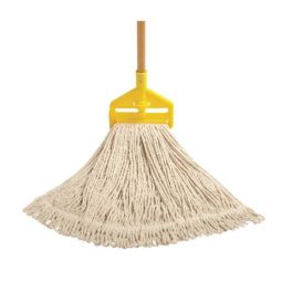 Vadrouille complète Rubbermaid à manche en bois et tête en coton