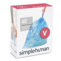Sacs poubelle d'extérieur de 4,7 gallons bleus, pour recyclage (60/pqt)