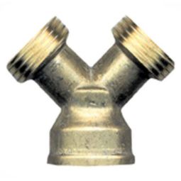 Hose Connector - 3-Way - 3/4' - Male x Male x Female