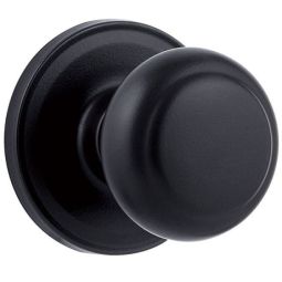 Poignée de passage Weiser Troy pour porte de couloir ou garde-robe, noir mat