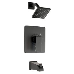 Bélanger Quadrato Bathtub and Shower Faucet - Black Matte
