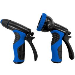 Pistolet d'arrosage à 8 fonctions VALU+ caoutchouc thermoplastique, 2/pqt