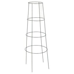Round Plastic Inverted Tomato Cage 48' - Green