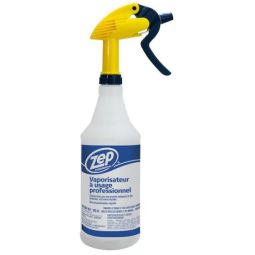 Vaporisateur professionnel Zep en plastique transparent, 946 ml