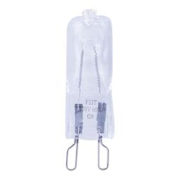 Dimmable Clear Halogen Light Bulb - 60W, 120V - T4 JCD-G9 Base - Bright White