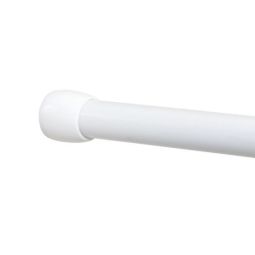 Tringle à rideaux de douche ajustable blanc 76 po Zenna Home