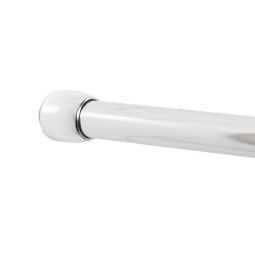 Tringle de douche ajustable en aluminium chromé 54 à 88 po Zenna Home