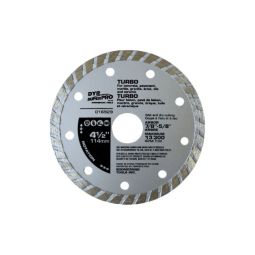 Lame diamantée turbo, 4-1/2"