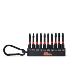 Embout magnétique carré impact, #2 x 2" (10 unités)