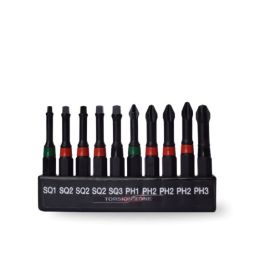 Magnetic Phillips and Square Impact Drill Bit, #2 (10 units)