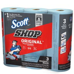 Scott Blue Shop Towels Heavy Duty 3 Rolls