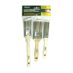 Polyester Brush Set 1", 2" Straight and 1 1/2" Angular