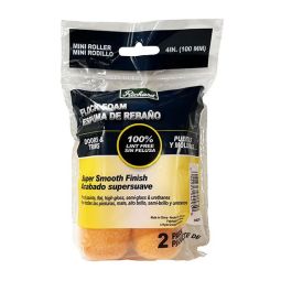 4" Mini Velour Foam Rollers 2-Pack