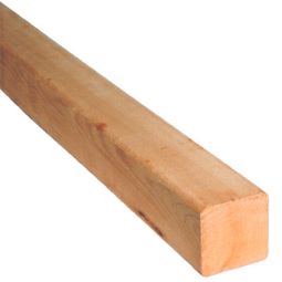 Knotty Western Red Cedar B4F Post 4" x 4" x 8'