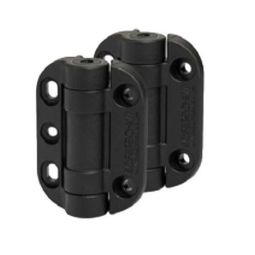 "Innovalu" Black Gate Hinge Set (2 Pieces)