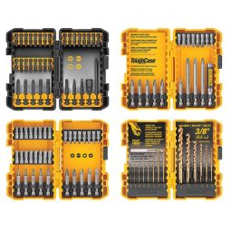DEWALT Magnetic Accessory Set - 100 Pieces - Metal - Hard Protective Case