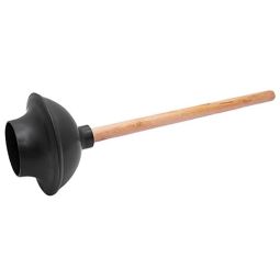 Toilet Plunger With Wooden Handle 5.7" x 18.9"