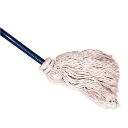 Commercial String Mop - Washable - 16-oz Cotton Head - 54-in L Handle