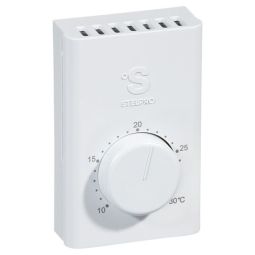 Mechanical Thermostat 240 V for Line Voltage Heating White