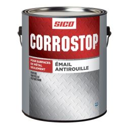 Émail antirouille, Corrostop, blanc, mat, 3,78 l