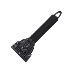 Ice Scraper in Black Plastic - 6-in