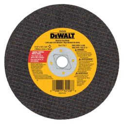 Meule métal de 8 po x 1/8 po x 5/8 po avec prise en diamant
