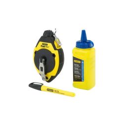 FATMAX 30m/100' Chalk Line Reel With 4oz Blue Chalk and Marker