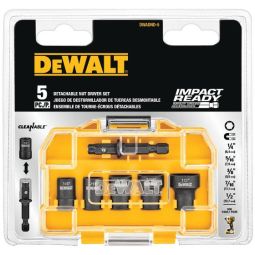 Ensemble de 5 tournevis à douille Impact Ready, étui de protection rigide