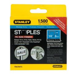 1 500 agrafes robustes de 1/4 po