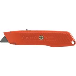 Metal Handle Utility Knife With Retractable Blade