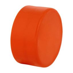 Orange flexible polyethylene 2 in. socket test plug.
