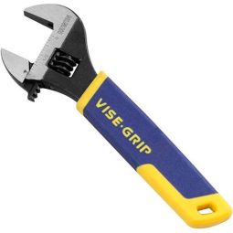 1-Inch Jaw Capacity 6-Inch Adjustable Wrench with Comfort Grip