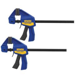 QUICK-GRIP Bar Clamp One-Handed Mini, 6-in 2/pk