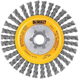 Brosse métallique de première passe à fils au carbone de 0,020hp 4 x 5/8 x 11