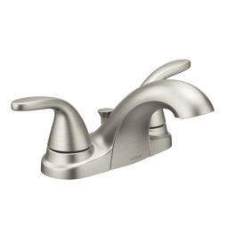 Bathroom Faucet Adler 2 Handle 4 inch Brushed Nickel