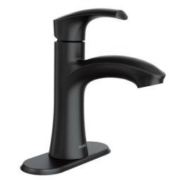 Robinet lavabo Graeden 1 poignée fini noir mat