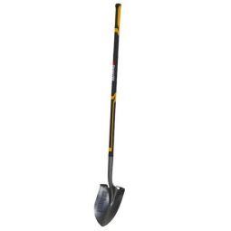 52" Fibreglass Handle Round Point Shovel