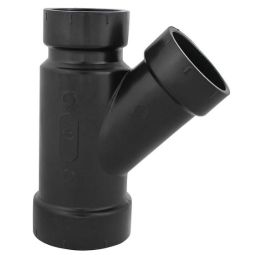 ABS 45° Wye 2" x 1-1/2" x 1-1/2" Female