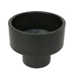 ABS DWV reducing coupling, 3" x 1 1/2" socket