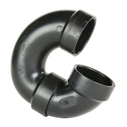 Siphon en "P" en ABS, 1-1/2" femelle, sans bouchon