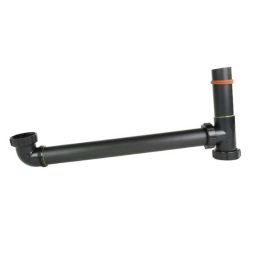 ABS DWV waste outlet for double sink 1-1/2" x 16"