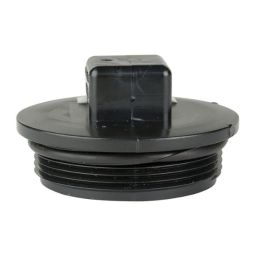 ABS DWV Cleanout Plug - 2" - MPT - Black